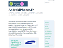 Tablet Screenshot of androidphones.fr